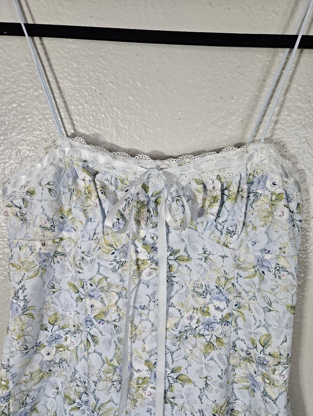 For Love & Lemons Claire Lace Mini Dress Size S - Picture 6 of 16